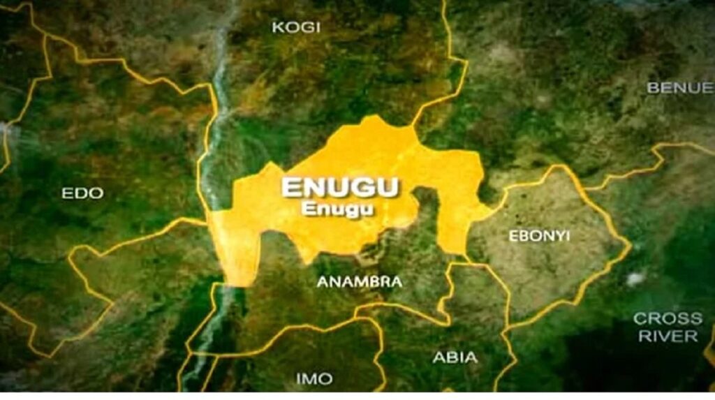 Map of Enugu state