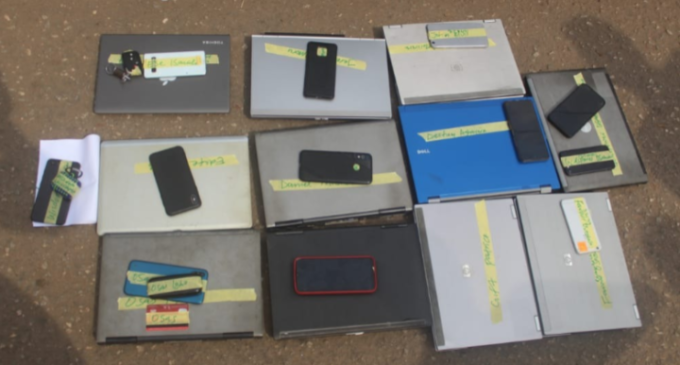 Recovered phones from yahoo-yahoo school