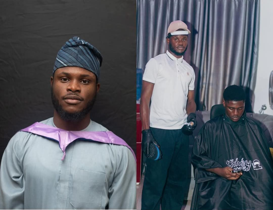 Meet Oluwatobi Oyinloye, the Barber Who Graduated with First Class Honours at FUTA